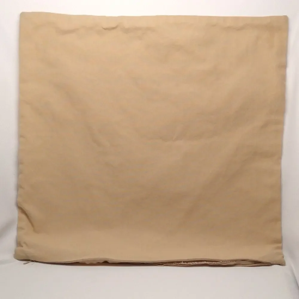 Pottery Barn Crewel Embroidered Peacock Pillow Cover Pair Linen Cotton 20x20
